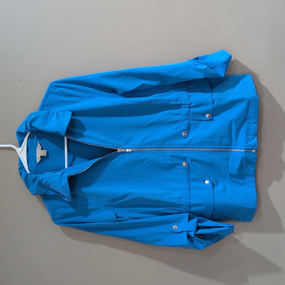 Laura Ashley Golf/Beach Convertible Sleeve Jacket Size S